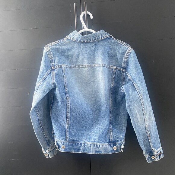 Large Reflect Jeans Denim Jacket - Picture 2 of 3